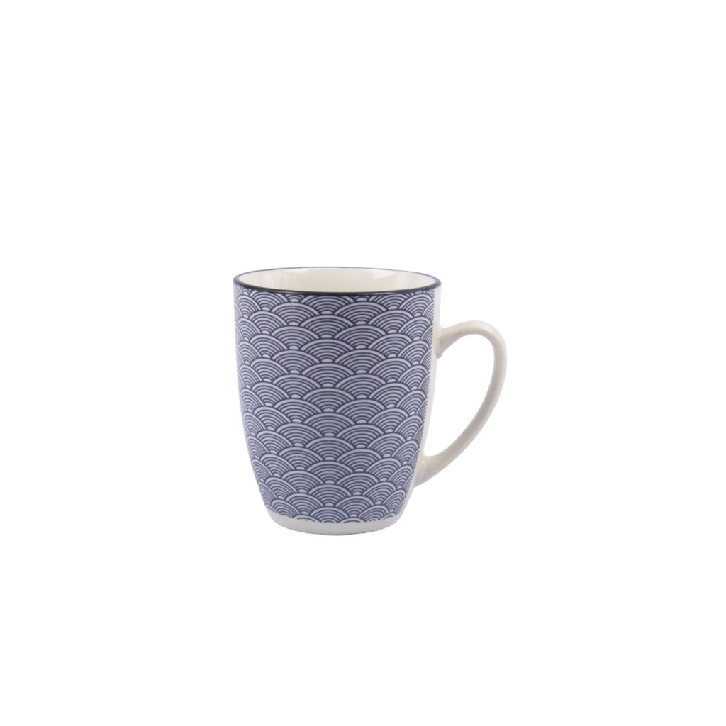 Vajilla De Porcelana Redonda 16 Piezas Azul Marino Kb-44