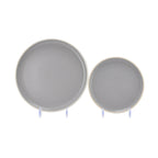 Vajilla De Ceramica Gris 16 Piezas Moderna 4 Personas Kb-026