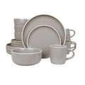 Vajilla De Ceramica Gris 16 Piezas Moderna 4 Personas Kb-026