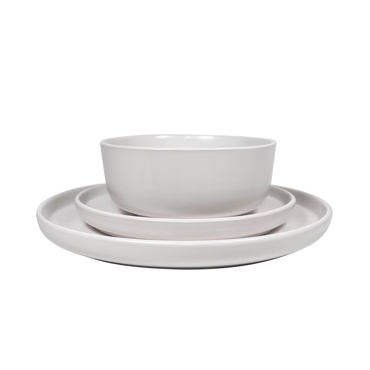 Vajilla De Ceramica Blanca 16 Piezas Moderna 4 Personas Kb47