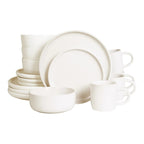 Vajilla De Ceramica Blanca 16 Piezas Moderna 4 Personas Kb47