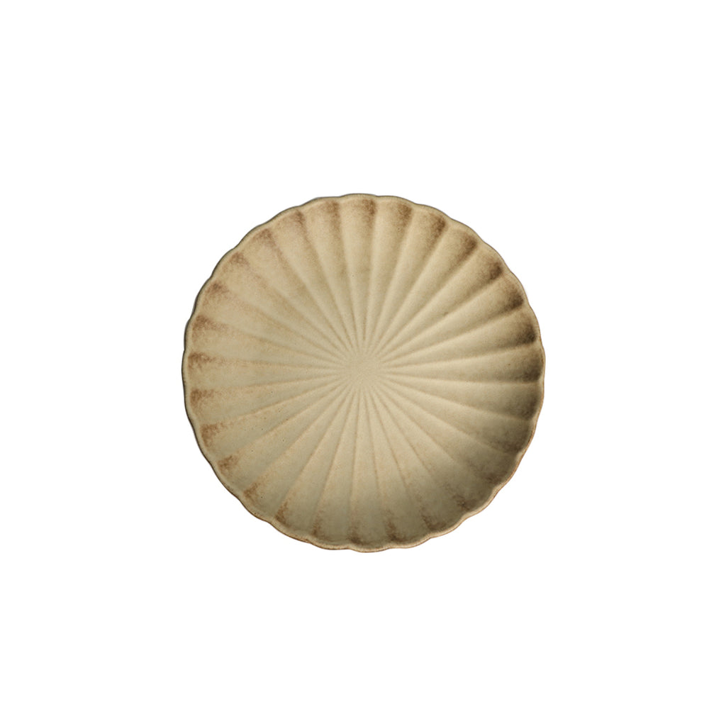 Vajilla De Ceramica 16 Piezas Para 4 Personas Color Arena Moderna