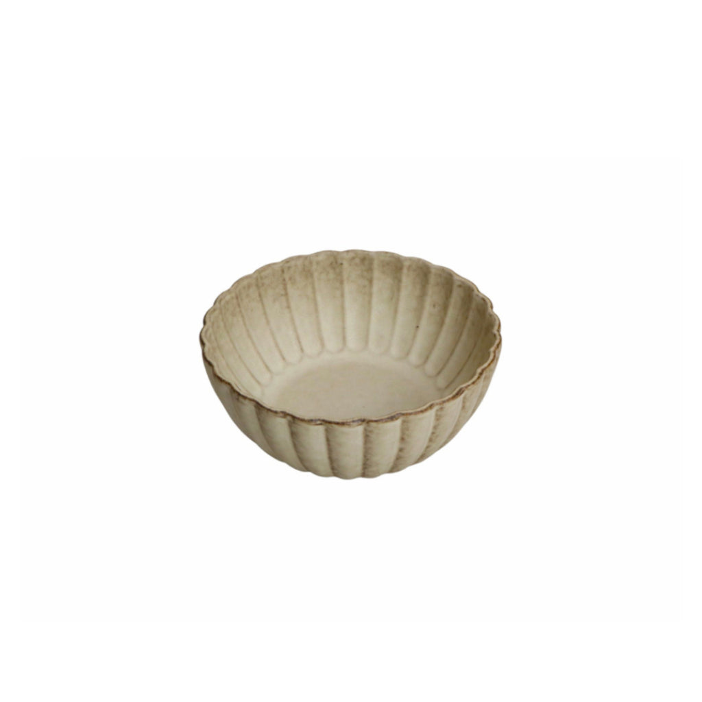 Vajilla De Ceramica 16 Piezas Para 4 Personas Color Arena Moderna