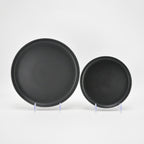 Vajilla De Ceramica Negro 16 Piezas Moderna 4 Personas Kb-28