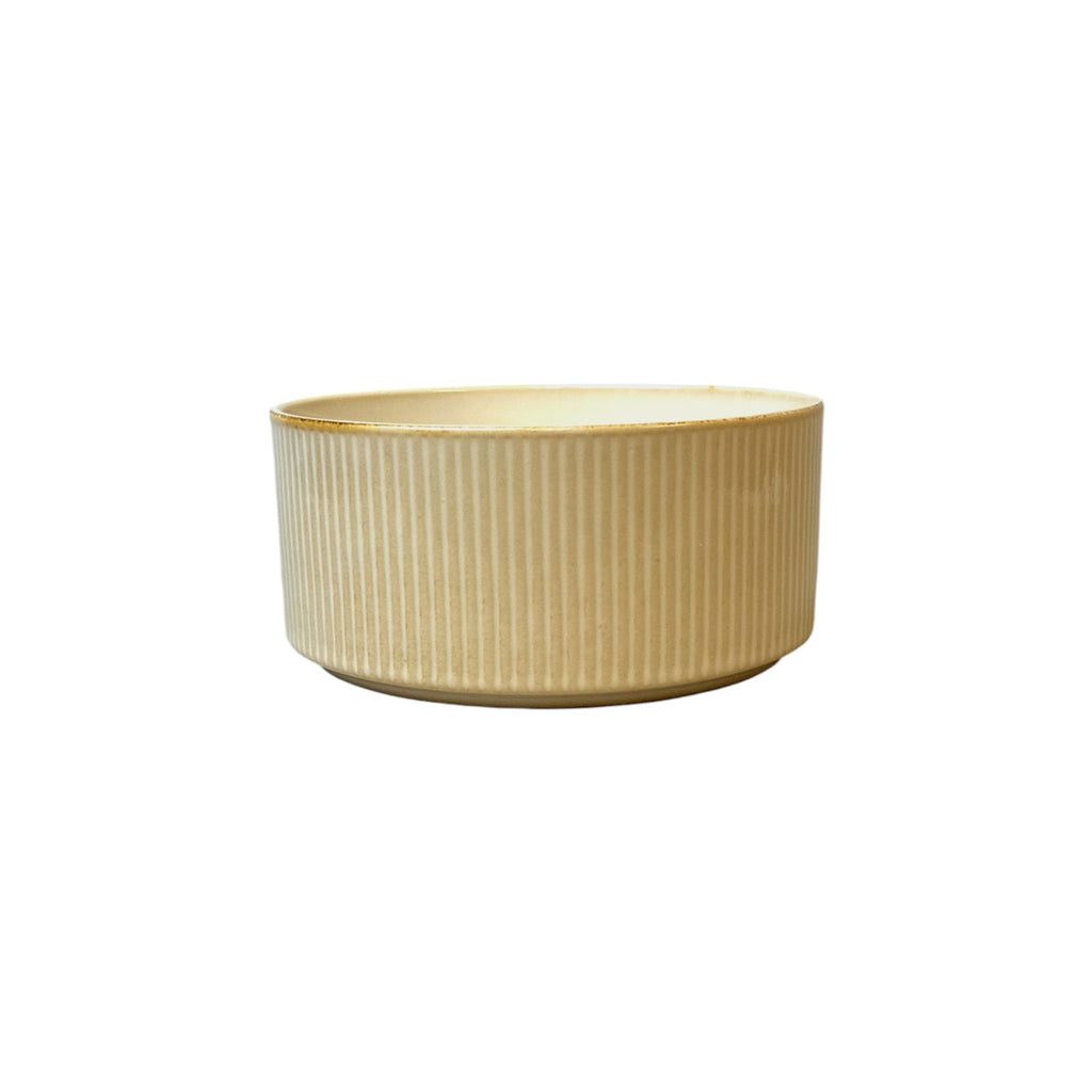Vajilla De Ceramica Para 4 Personas Color Beige Diseño Lineas