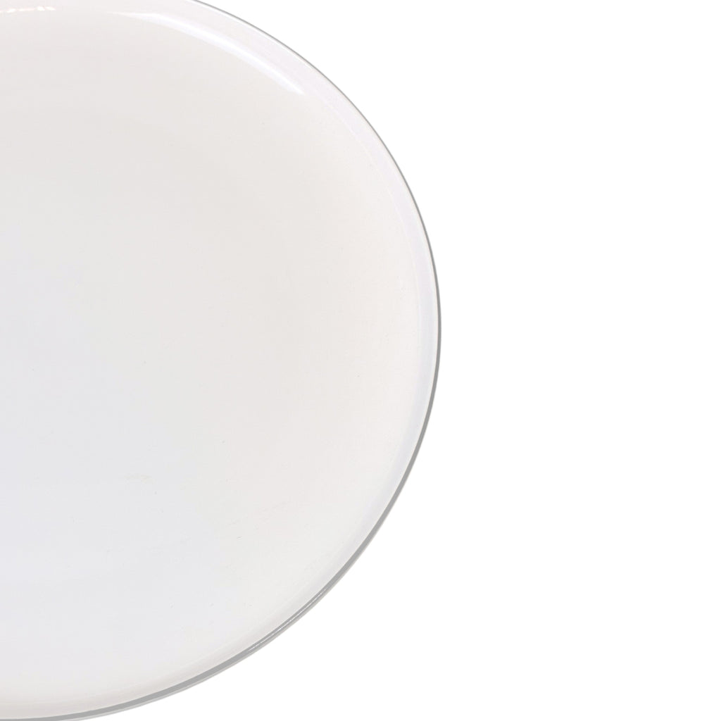 Vajilla De Porcelana Blanca Borde Negro 16pz Para 4 Personas
