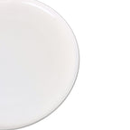 Vajilla De Porcelana Blanca Borde Negro 16pz Para 4 Personas