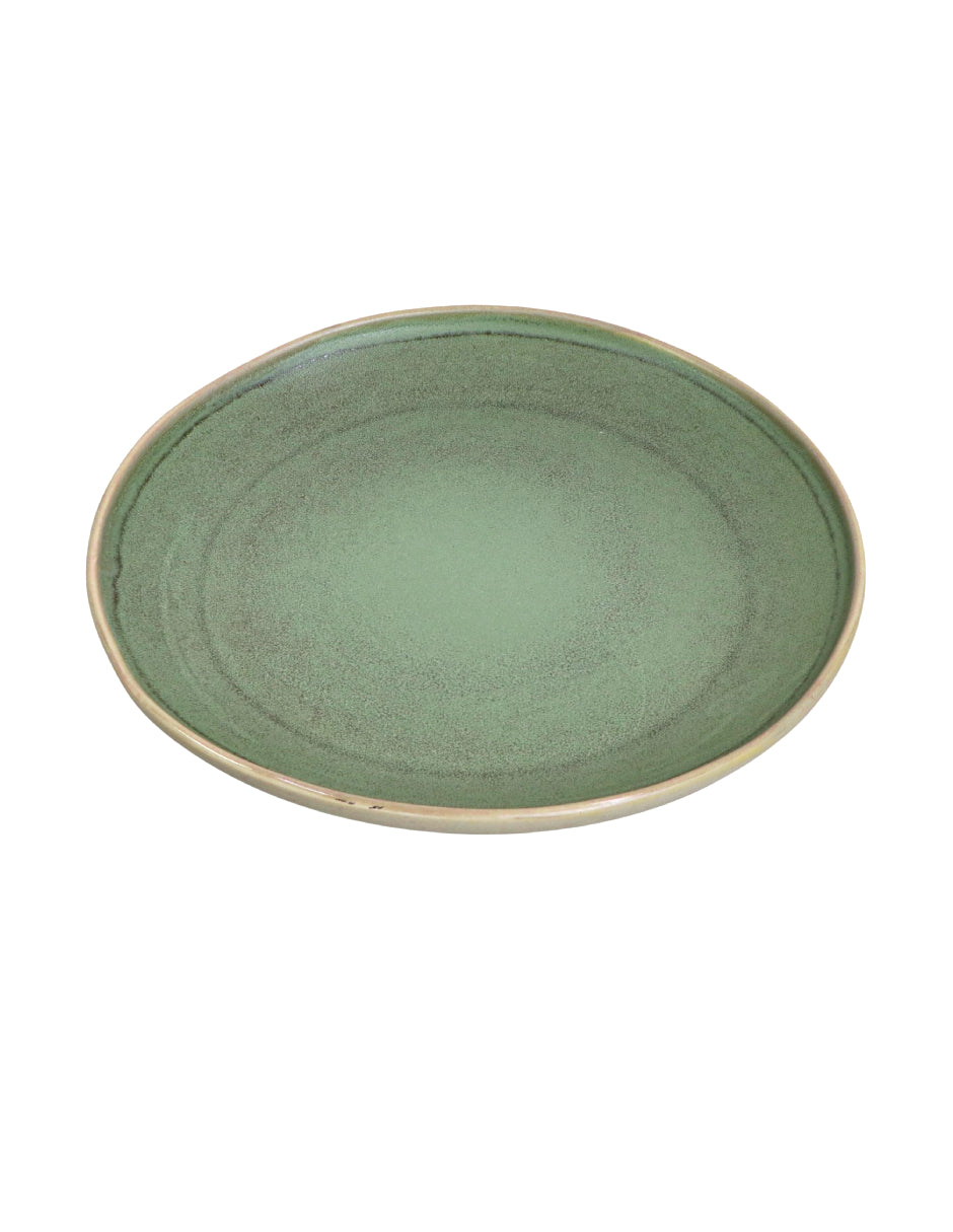 Vajilla De Ceramica Verde Pistache 16 Piezas Para 4 Personas Acabo Moderno