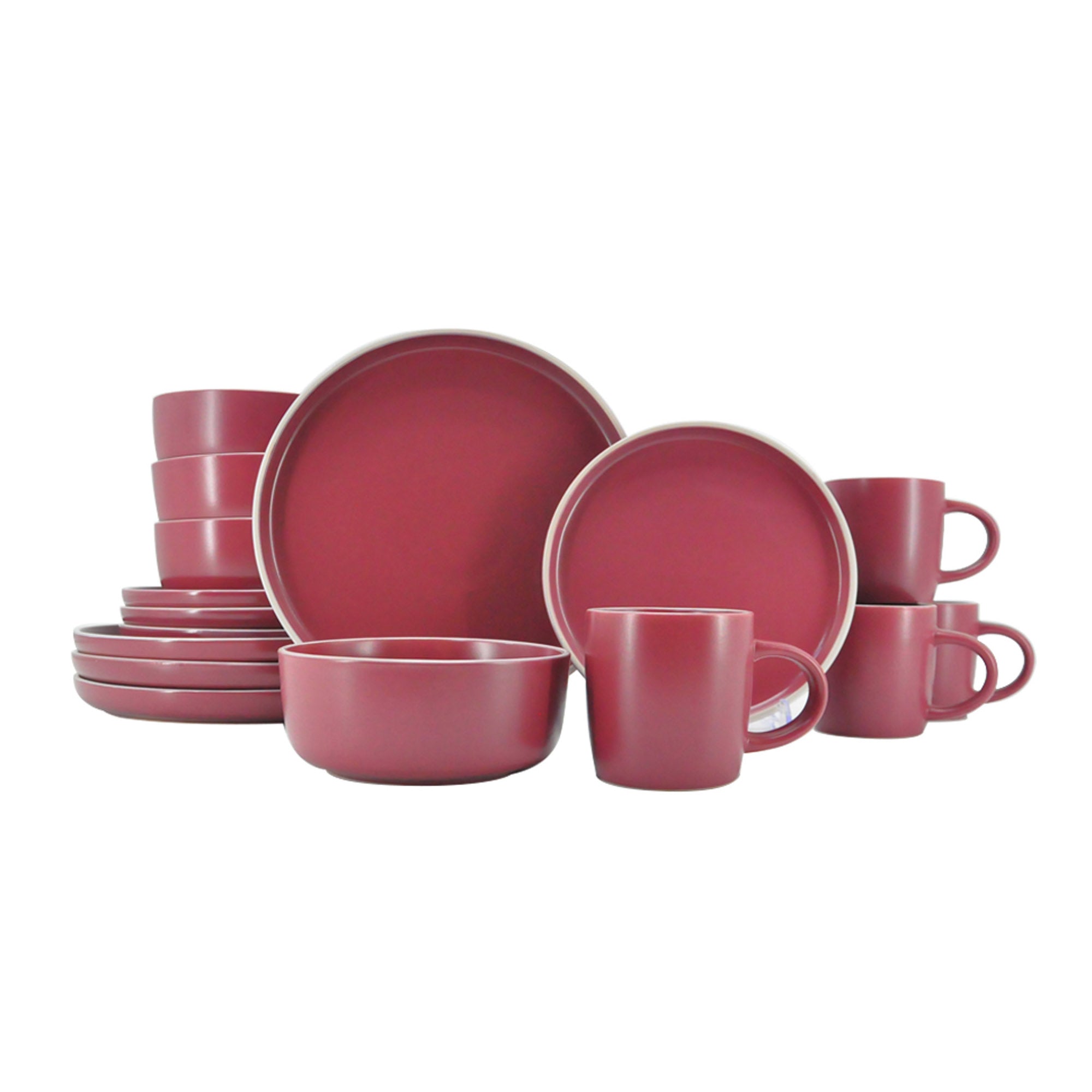 Vajilla De Ceramica Vino 16 Piezas Moderna 4 Personas Kb-027