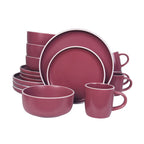 Vajilla De Ceramica Vino 16 Piezas Moderna 4 Personas Kb-027