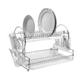 Escurridor De Platos De Acero Inoxidable 2 Pisos 2 Charolas Sk-1004