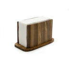 Servilletero De Madera Grande Natural Acacia Sw-03