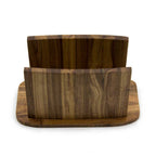 Servilletero De Madera Grande Natural Acacia Sw-03