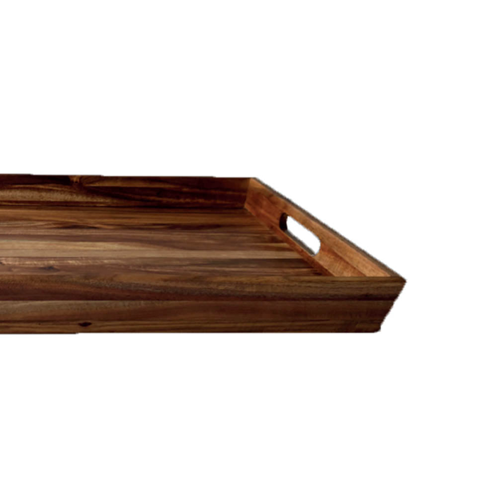 Charola De Servicio Multiusos Madera Acacia 46x33x5cm Sw-05