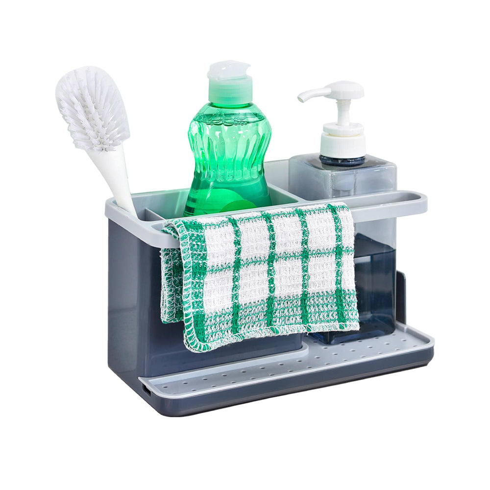 Caddy Escurridor Con Dispensador Y Portaesponja Wk-18
