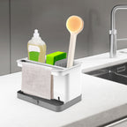 Caddy Escurridor Portaesponja Y Utensilios De Cocina Wk-019 Color Blanco
